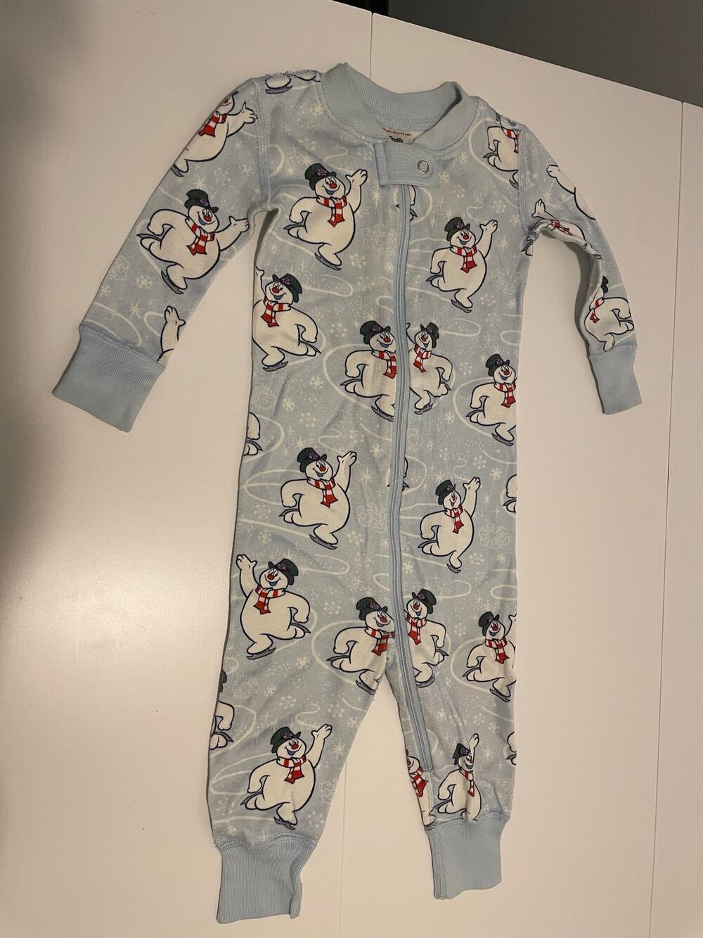 Frosty the Snowman x Hanna Andersson Infant Size 70 6-12 Months Pajamas
